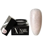 Liquid Gel 30 ml do paznokci Cream Soda #19 - gel średniej samopoziomującej konsystencji beżowy z drobinkami
