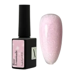 Liquid Gel 10 ml do paznokci Rose Lemonade #18 - gel średniej samopoziomującej konsystencji różowy z drobinkami 