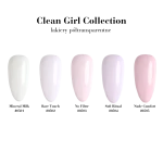 Clean Girl Collection. Kolekcja półtransparentnych nudowych lakierów hybrydowych  - 5sz * 10 ml