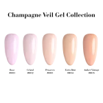 Champagne Veil Liquid Gel Collection. Kolekcja nudowych liquid żeli 5 sz * 10 ml