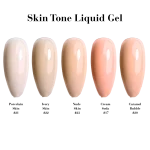 Skin Tone Liquid Gel Collection - Zestaw Liquid Gel nudowych beżowych odcieni 5 sz * 10 ml