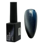 Lakier hybrydowy ciemny granatowy Cat eye do paznokci Dark Eclipse #06 - 10 ml