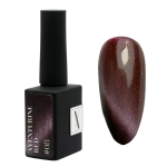 Lakier hybrydowy głęboki czerwony Cat eye do paznokci Aventurine Red #08 - 10 ml