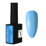 Lakier Hybrydowy 10 ml  Aqua Velva #0603- nasycony neonowy niebieski kryjący odcień