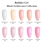 Zestaw Builder gel 01-10. Kolekcja Blush Architecture - 10*30 ml