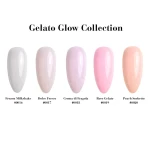 Gelato Glow Collection. Zestaw baz kamuflujących z drobinkami 5*10 ml